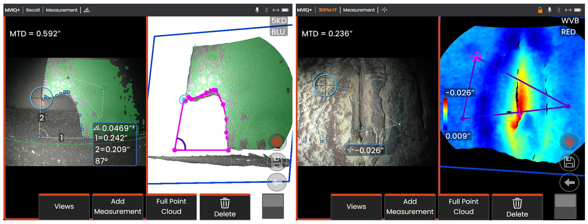韋林Everest MVIQ+工業(yè)視頻內(nèi)窺鏡高清測量示意圖 韋林Everest MVIQ+工業(yè)視頻內(nèi)窺鏡高清測量示意圖